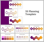 5S Planning PowerPoint and Google Slides Templates