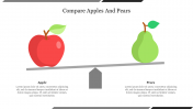 Compare Apples And Pears PowerPoint Template & Google Slides