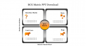 Informative BCG Matrix PPT Download Presentation Template 