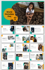 Amazing World Homeless Day PPT And Google Slides Templates