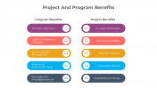 Attractive Program Vs Project Benefits PPT And Google Slides