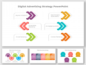 Elegant Digital Advertising Strategy PPT And Google Slides