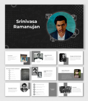 Creative Srinivasa Ramanujan PowerPoint And Google Slides