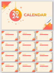 Best 2024 Yearly Calendar PowerPoint And Google Slides