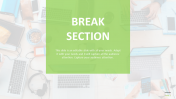 Customized PowerPoint Break Slide Template Designs