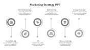 Gray Color Marketing Strategy PPT And Google Slides