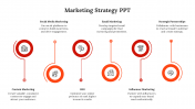 Red Color Marketing Strategy PPT And Google Slides