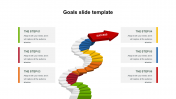 Stunning Goals Slide Template Presentation