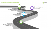 Stunning Roadmap Presentation Template Slide Design