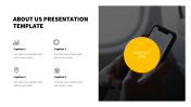 About Us Presentation Template Slide Designs-Four Node