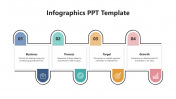 Infographics PPT And Google Slides Theme With 4 Nodes