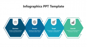Infographics PPT And Google Slides Template With Multicolor