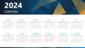 Easy To Use Calendar PPT And Google Slides Template