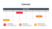 Professional Calendar PPT And Google Slides Template