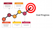 Creative Goal Progress PowerPoint And Google Slides