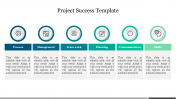 Six Circles of Project Success Template For Presentation