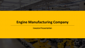 Engine Manufacturing Company Investor PPT and Google Slides