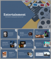 Entertainment PowerPoint And Google Slides Templates