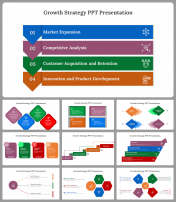 Growth Strategy PPT Presentation and Google Slides Templates