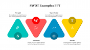 Triangle Design SWOT PPT And Google Slides Template