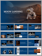 Moon Landing PowerPoint Presentation And Google Slides