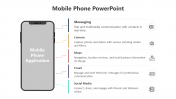 Editable Mobile Phone PowerPoint Template And Google Slides