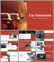 Car Emission PowerPoint Presentation And Google Slides