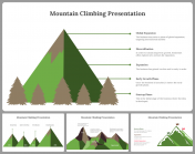 Mountain Climbing PowerPoint And Google Slides Templates