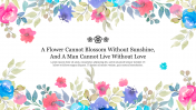 Simple Flower PowerPoint And Google Slides Template