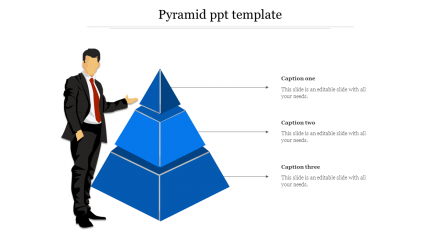 Free - Make Use Of Our Pyramid PPT Template For Presentation
