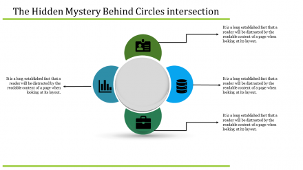 Customized Circle Infographic PowerPoint Slide Template