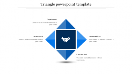 Free - Editable Triangle PowerPoint Template For Presentation