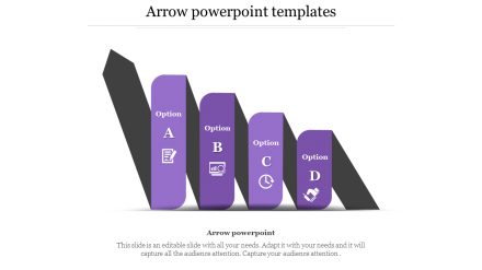 Free - Editable Arrows PowerPoint Templates For Presentation