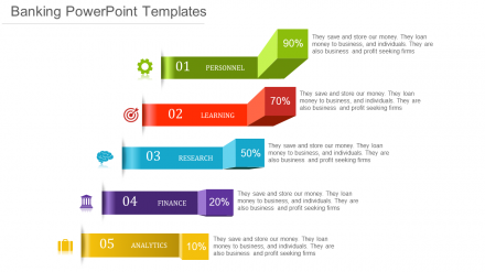  Banking PowerPoint Presentation Templates- Stage Model