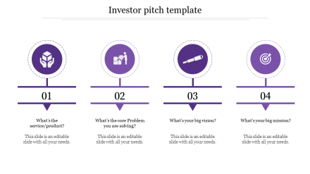 Free - Investor Pitch Template Circle Designs For Presentation