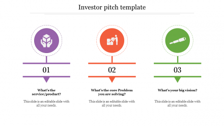 Our Vision Investor Pitch Template Presentation