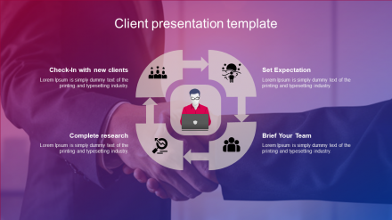 Download Our Client Presentation Template Design