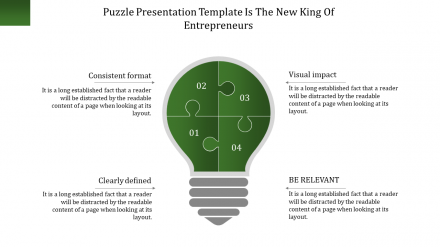 Download The Best Puzzle Presentation Template Slides