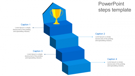 Astounding PowerPoint Steps Template With Four Nodes