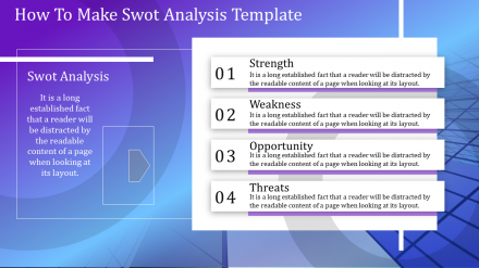 Download SWOT Analysis Template PPT Presentation