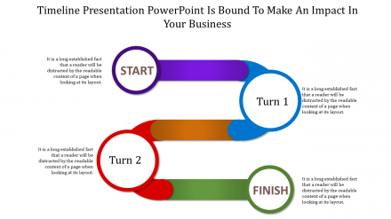 Free - Zigzag Timeline Presentation PowerPoint Templates