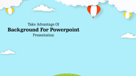 Free - Background For PowerPoint Presentation-Cloud Design	