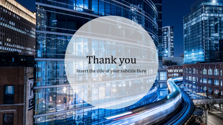 Free - Building Thank You Slide For PPT