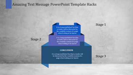 Download This Snazzy Text Message PowerPoint Template