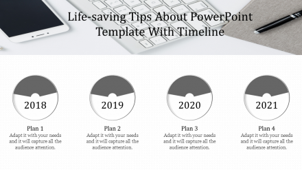 Basic PowerPoint Template With Timeline Presentation