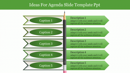 Mind-Blowing Agenda Slide Template PPT Presentation