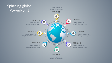Spinning Globe PowerPoint Templates