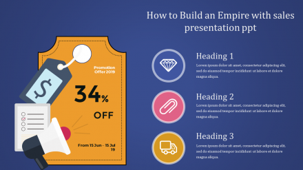 Get Modern And Stunning Sales Presentation PPT Slides