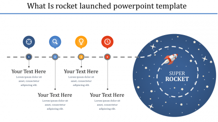 Download Rocket Launched PowerPoint Template Presentation