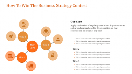 Multinode Elegant Business Strategy Template Slide Design